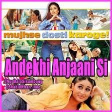 Andekhi Anjaani Si - Song Lyrics and Music by Lata Mangeshkar, Udit ...