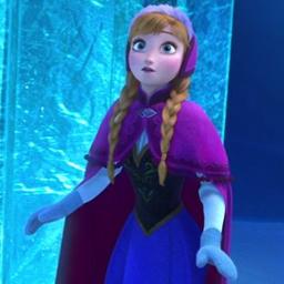 anna in elsa's castle