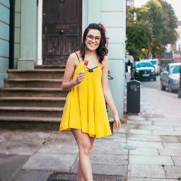 Dodie Clark Yellow Dress