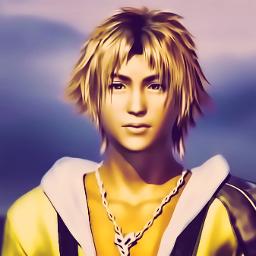 Final Fantasy X : Auron talks to Tidius
