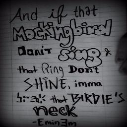 Eminem- Mockingbird.  Eminem lyrics, Eminem mockingbird, Eminem