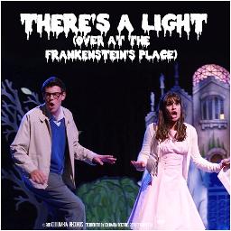 glee cast there's a light over at the frankenstein place songtext