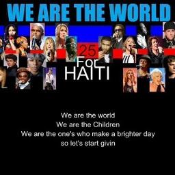 we are the world haiti lyrics with singers names