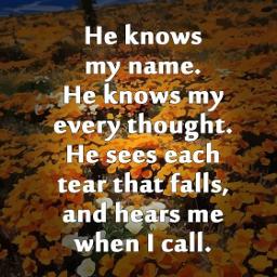 He knows my Name - Song Lyrics and Music by Maranatha Singers arranged by Godlovesme_1st on ...