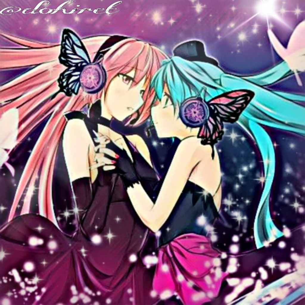 Song Lyrics and Music by Hatsune Miku/Luka arranged by
