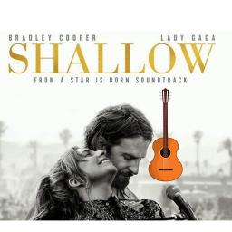 shallow acoustic guitar