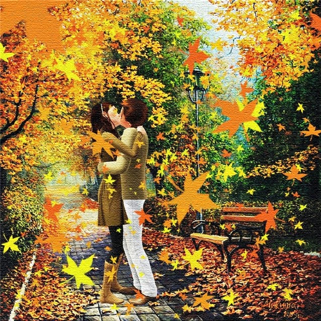 Встреча осенью. Осень любовь. Осень листья любовь. Мужчина и женщина осень любовь. Песня гуляла береза и были вдвоем