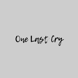 One Last Cry - Piano