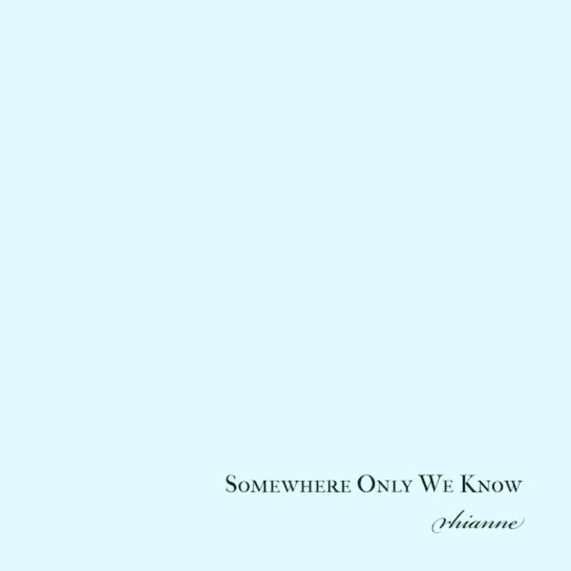 Somewhere only we know перевод