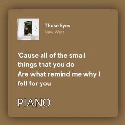 Those Eyes (Piano)